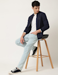 Cotton Mix Embroidered Collar Neck Jacket
