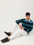 Pure Cotton Tropical Crew Neck T-shirt
