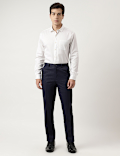 Regular Fit Striped Trousers