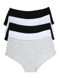 5 Pack Cotton Mix Plain Shorts