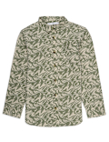 Pure Cotton Printed Spread Collar Shirt