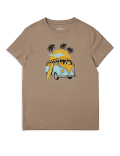 Pure Cotton Printed Round Neck T-Shirt