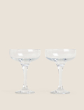Set of 2 Passion Star Martini Glasses