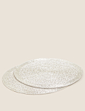 Set of 2 Beaded Placemats