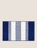 Bobble Striped Quick Dry Bath Mat