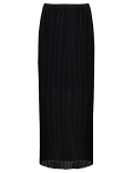 Pleated Maxi Skirt