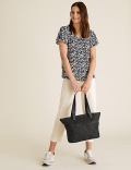 Straw Tote Bag