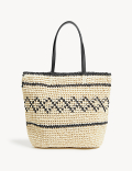 Straw Woven Tote Bag