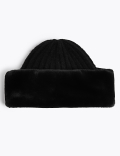 Knitted Textured Cossack Hat