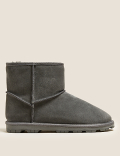 Suede Stain Resistant Faux Fur Lining Boots