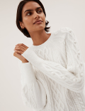 Cable Knit Mini Jumper Dress