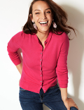 Round Neck Cardigan