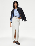 Crew Neck Button Front Cardigan