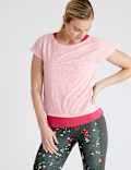 Scoop Neck Double Layer T-Shirt