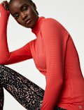 Thermal Textured Half Zip Running Top