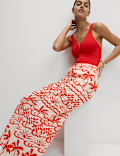 Pure Cotton Printed Beach Trousers