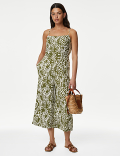 Linen Rich Printed Jumpsuit