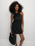 Halter Neck Mini Swing Dress