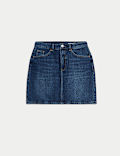 Denim Mini Skirt