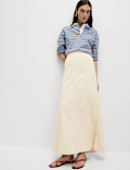 Denim Maxi Skirt