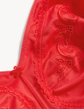 Embroidered Non Wired Total Support Bra