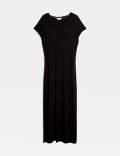Ribbed Cap Sleeve Nightdress