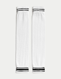 Cotton Rich Striped Leg Warmers