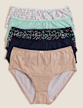 5 Pack Cotton Mix Knicker
