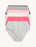 5 Pack Cotton Mix Knickers