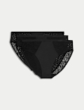 3pk Body Soft™ High Leg Knickers
