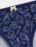 5pk Cotton Lycra™ Bikini Knickers