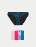 5pk Cotton Lycra™ Bikini Knickers