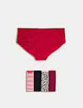 Pack 5 Cotton Mix Knickers