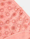 5pk Cotton Lycra™ High Leg Knickers