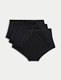 3pk Amelia Lace Full Briefs