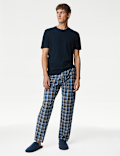 Pure Cotton Checked Pyjama Set