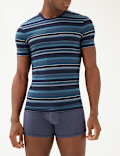 Premium Cotton Blend Striped Vest