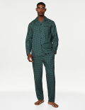 Pure Cotton Mosaic Print Pyjama Set
