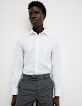 Slim Fit Luxury Cotton Twill Shirt