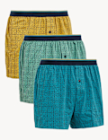 3pk Pure Cotton Cool & Fresh™ Jersey Boxers