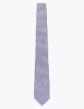 Slim Woven Geometric Tie