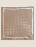 Pin Dot Pure Silk Pocket Square