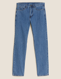 Pure Cotton Straight Fit Jeans