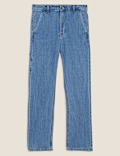 Loose Fit Pure Cotton Carpenter Jeans