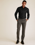 Pure Cotton Foil Polka Dot Shirt