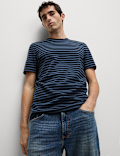 Regular Fit Crew Neck Striped T-Shirt