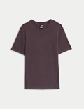 Regular Fit Pure Cotton Crew Neck T-Shirt