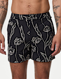 Quick Dry Floral Swim Shorts