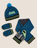 Kids' Batman™Hat, Scarf and Mitten Set