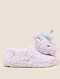Kids' Unicorn Slippers (5 Small - 6 Large)